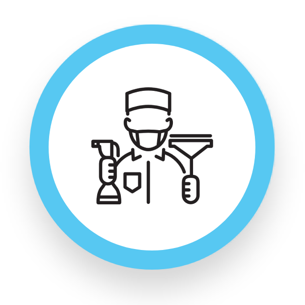 Cedric Dräger Reinigungsservice - Icon Reinigungsfachkraft